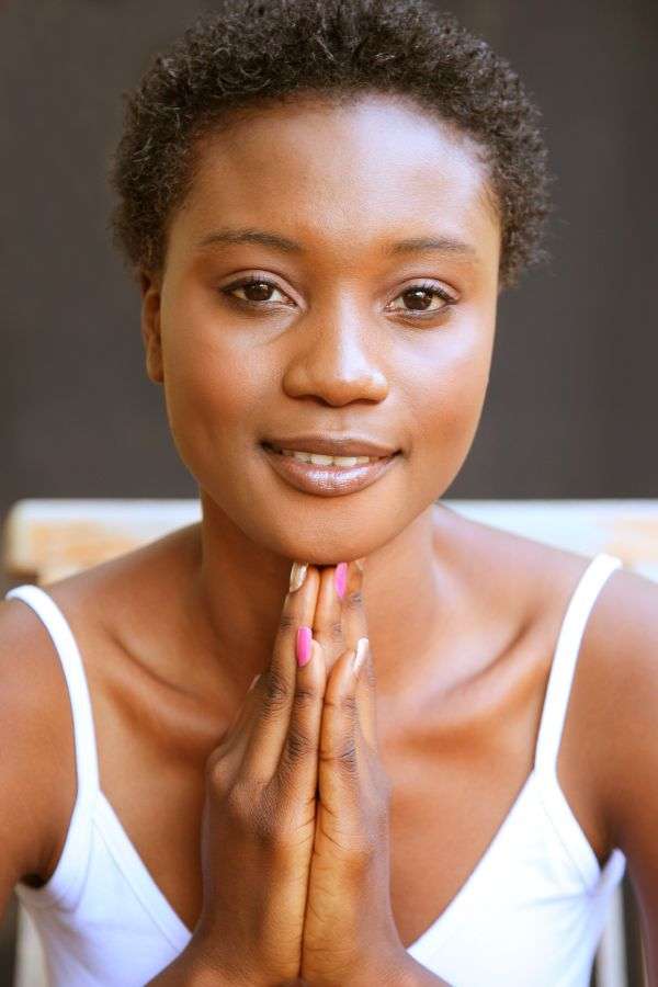 Mindful Healing Woman at Peace Feeling Confident