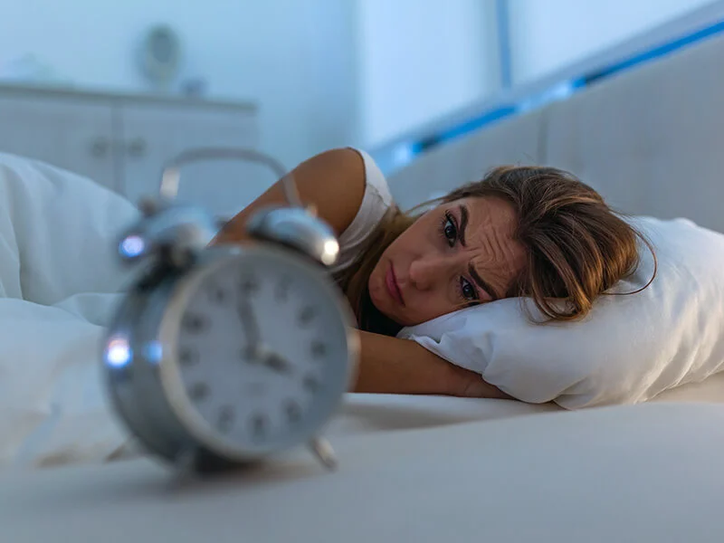 Woman Experiencing Insomnia